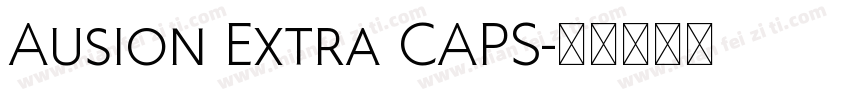 Ausion Extra CAPS字体转换